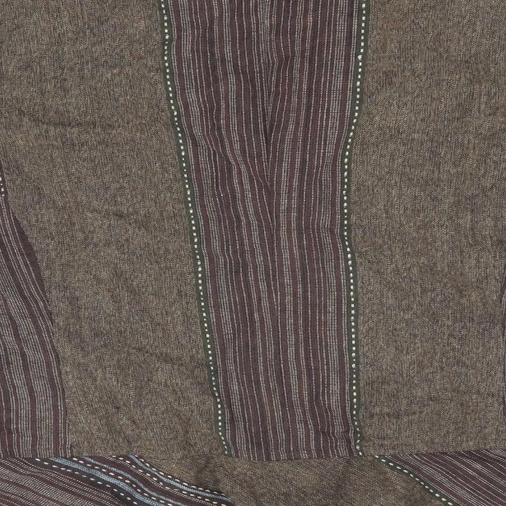 Adini Womens Brown Striped  Jacket  Size S