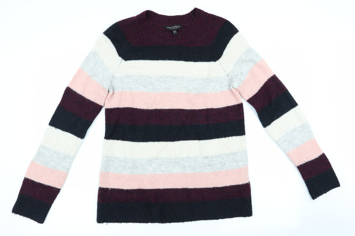 Dorothy Perkins Womens Black Striped  Pullover Jumper Size 12