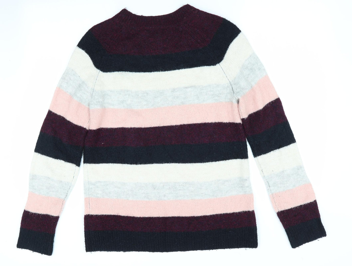 Dorothy Perkins Womens Black Striped  Pullover Jumper Size 12