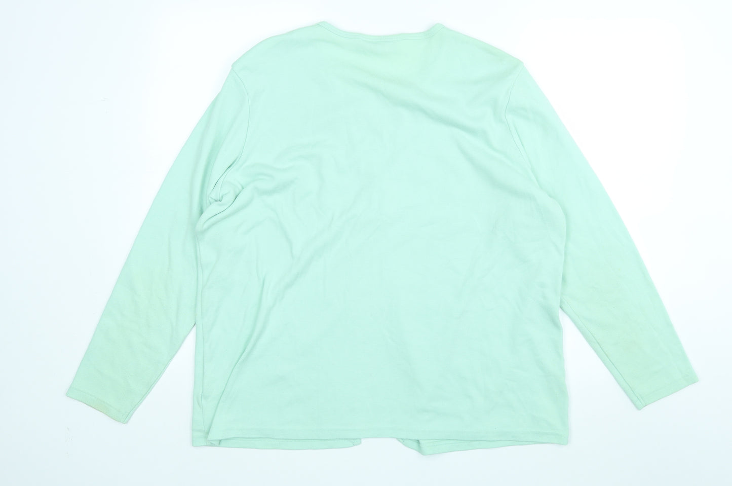 The Pearl Collection# Womens Green   Pullover Jumper Size 22
