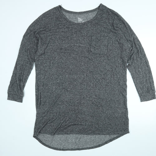 Love To Lounge Womens Grey   Top Pyjama Top Size 18