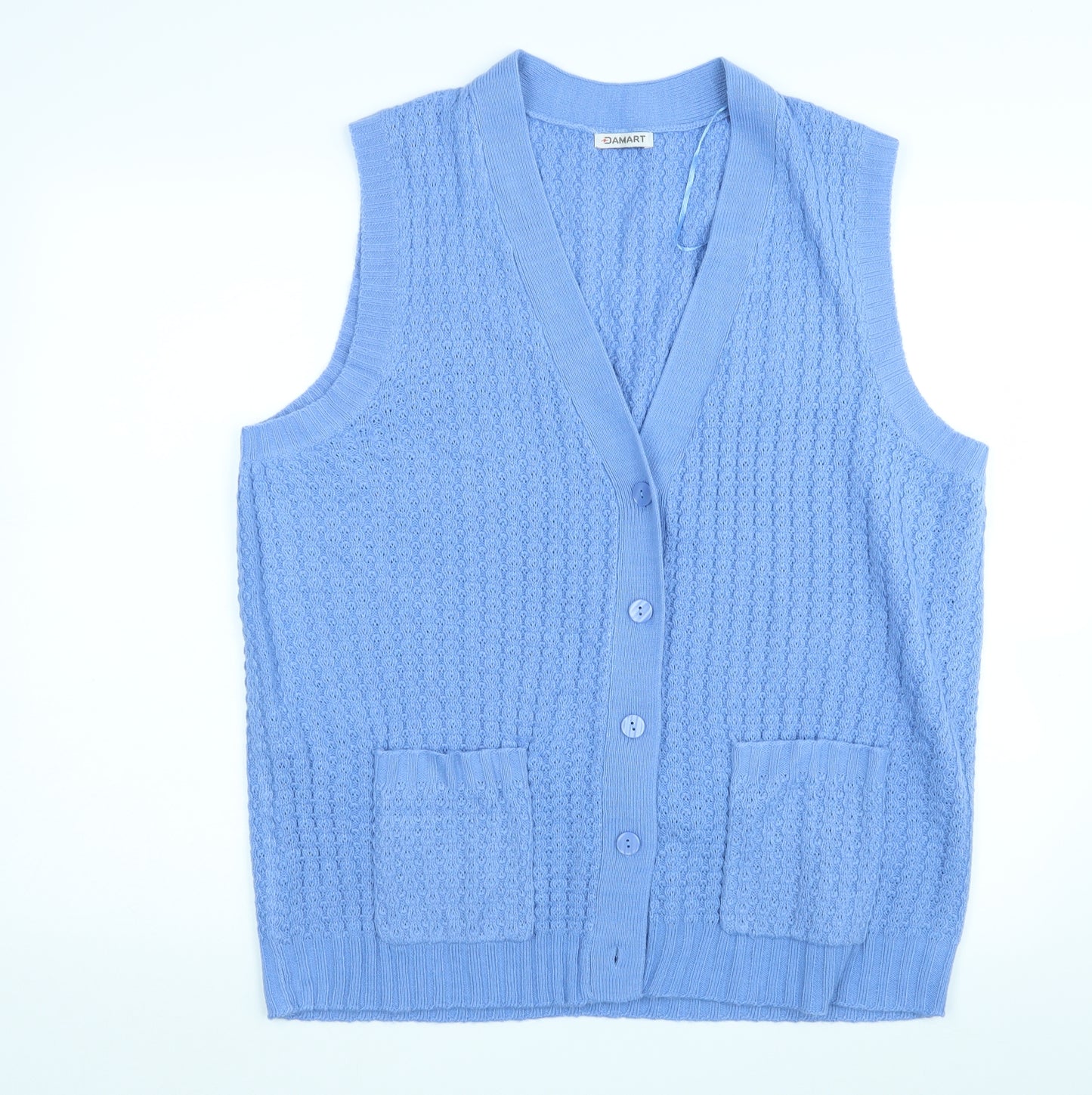 Damart Womens Blue   Cardigan Jumper Size 18