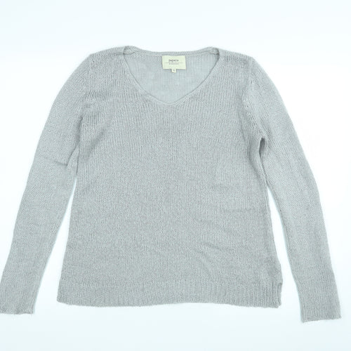 Papaya Womens Grey   Pullover Jumper Size S