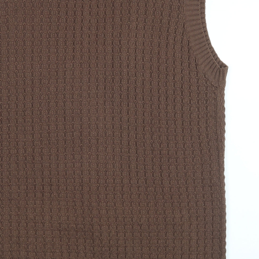 Preworn Womens Brown   Cardigan Jumper Size 24