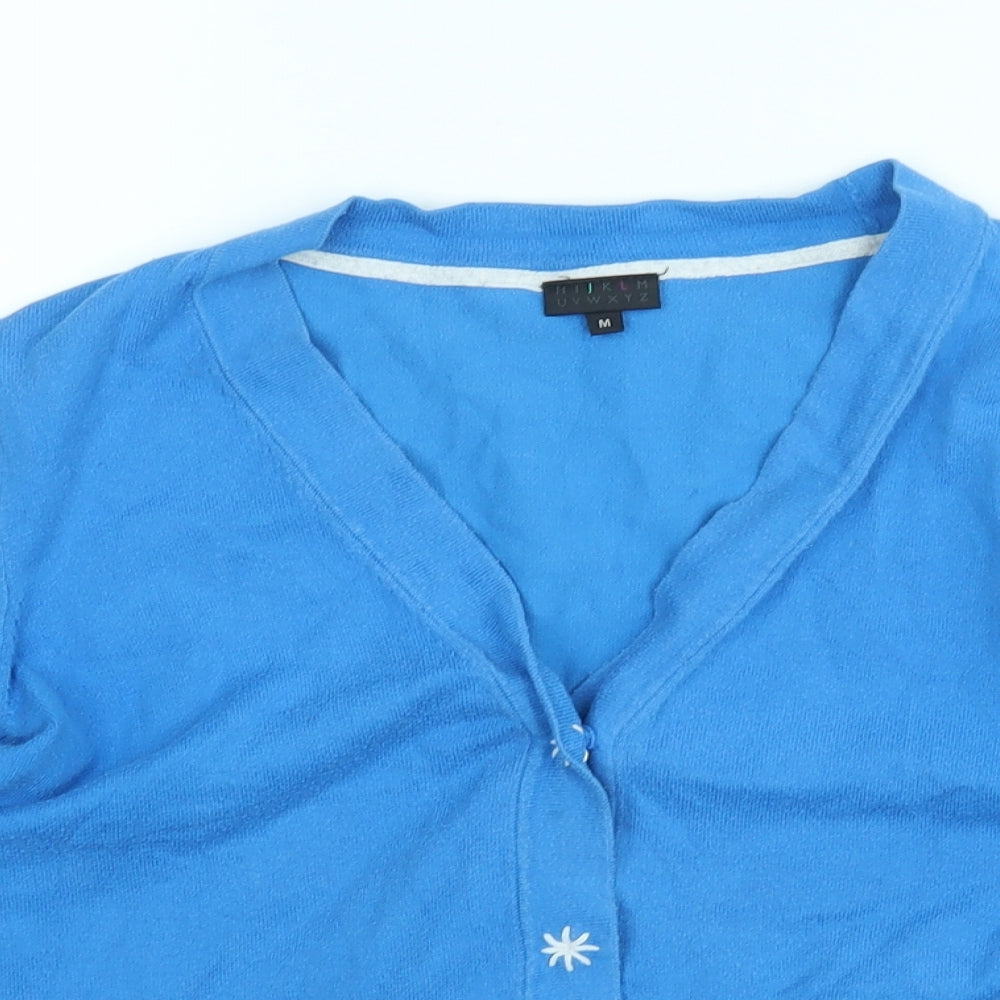 HIJKLM Womens Blue   Cardigan Jumper Size M