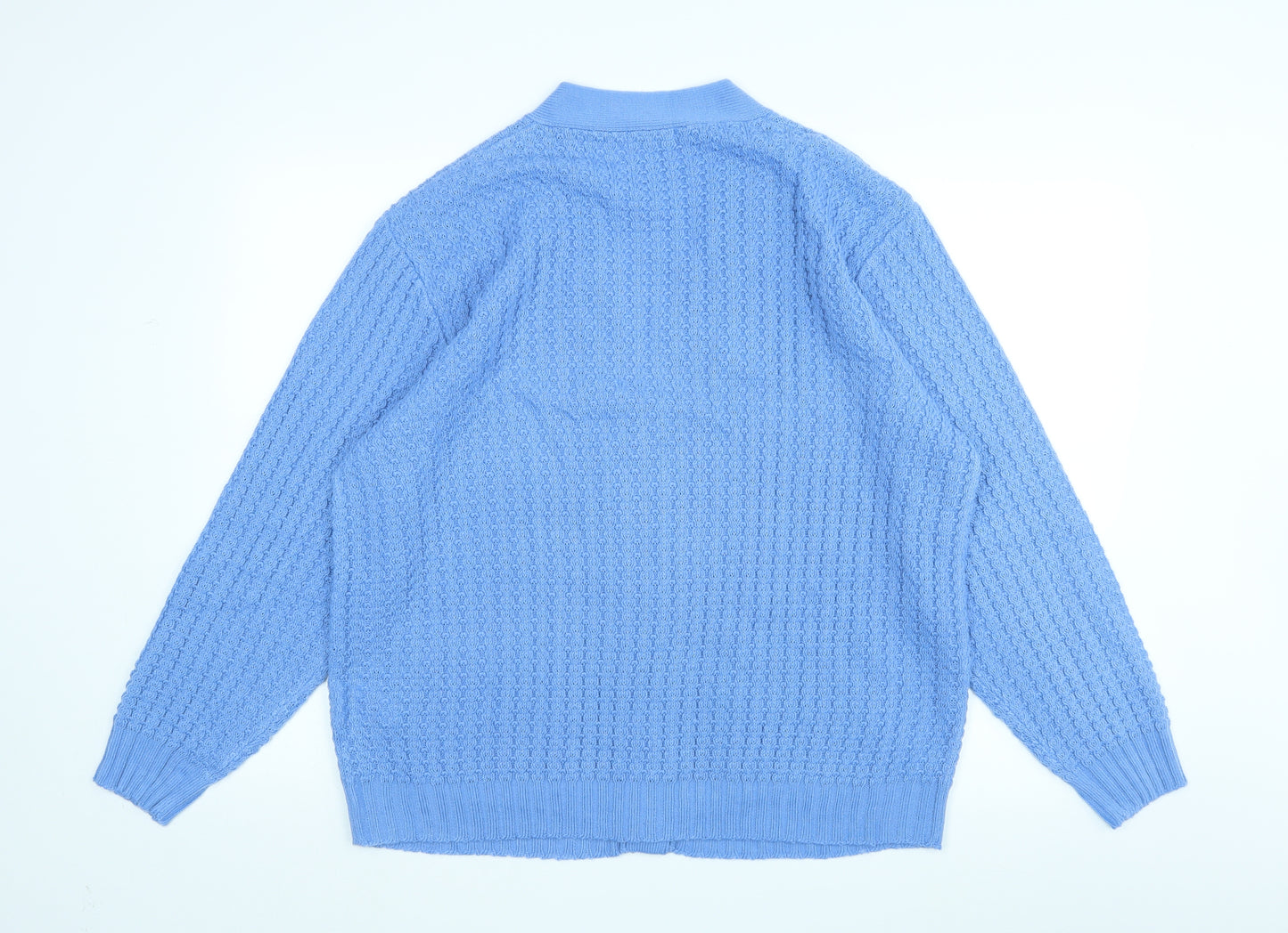 Damart Womens Blue   Cardigan Jumper Size 18