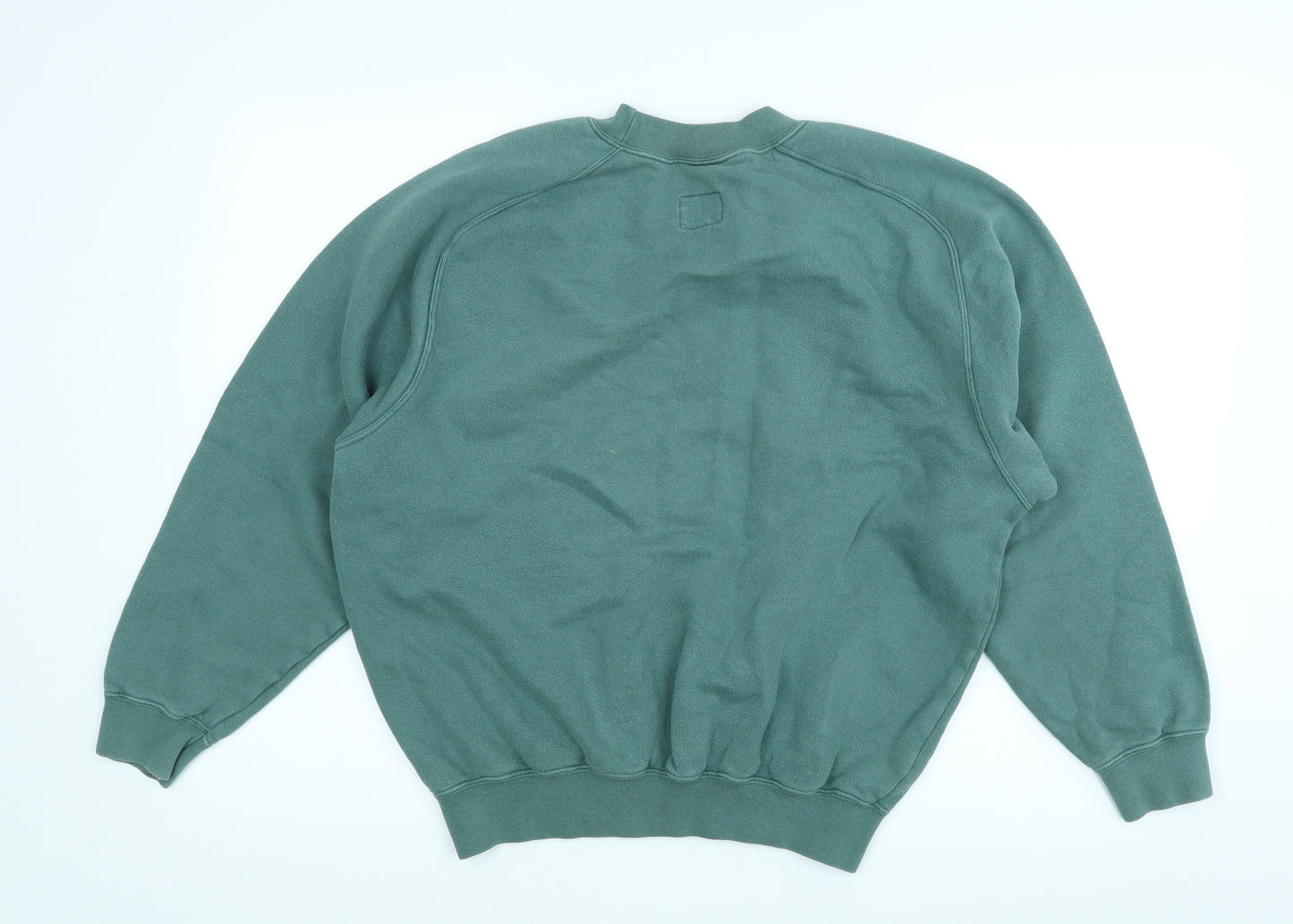United Colors of Benetton Mens Green   Pullover Sweatshirt Size S