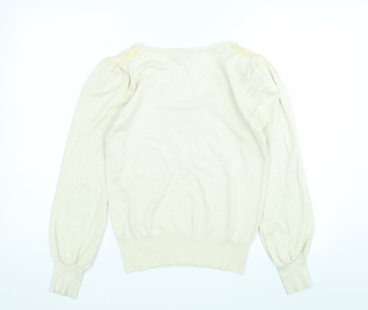 Atmosphere Womens Beige   Pullover Jumper Size M
