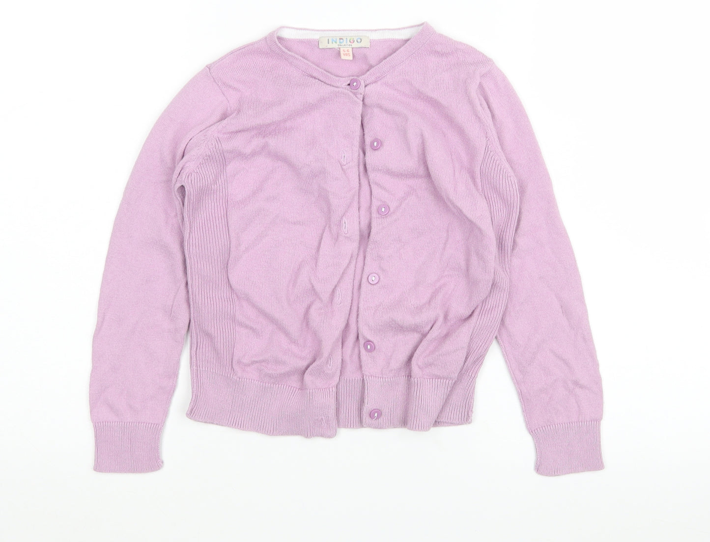 M&S Girls Pink   Cardigan Jumper Size 5-6 Years