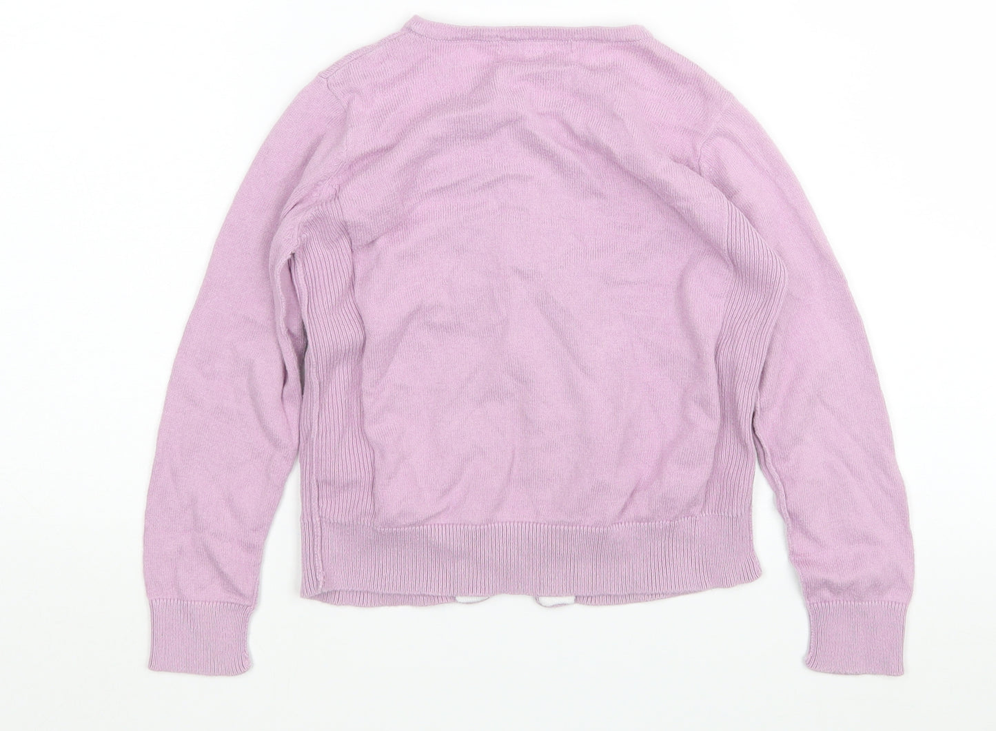 M&S Girls Pink   Cardigan Jumper Size 5-6 Years