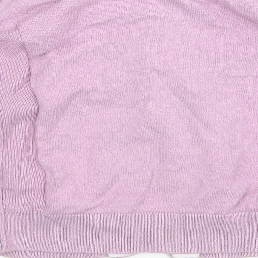 M&S Girls Pink   Cardigan Jumper Size 5-6 Years