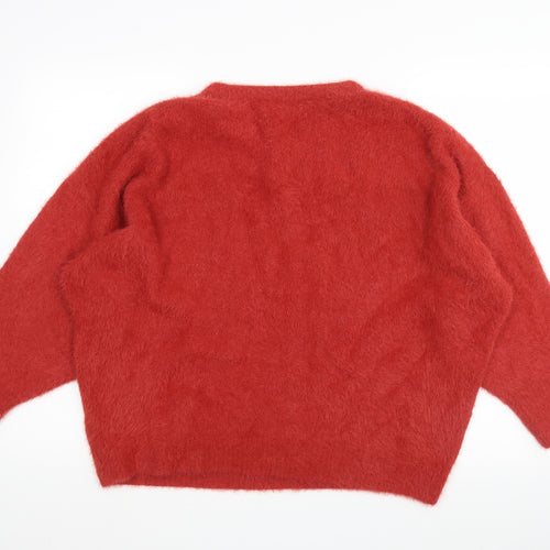 F&F Womens Red   Pullover Jumper Size 14