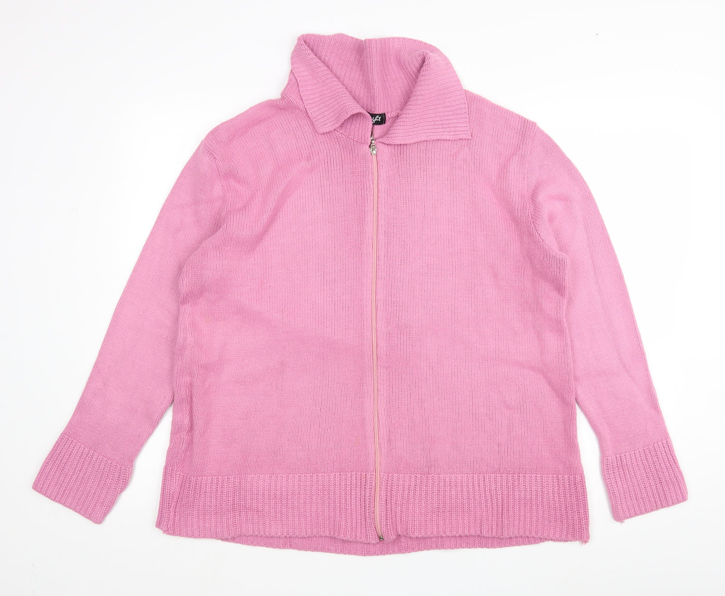 Insight Womens Pink   Full Zip Jumper Size L