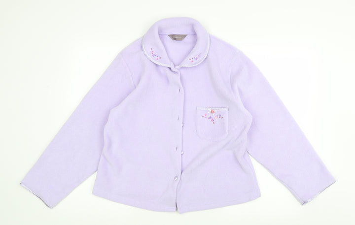 Debenhams Womens Purple Cardigan Jumper Size 12