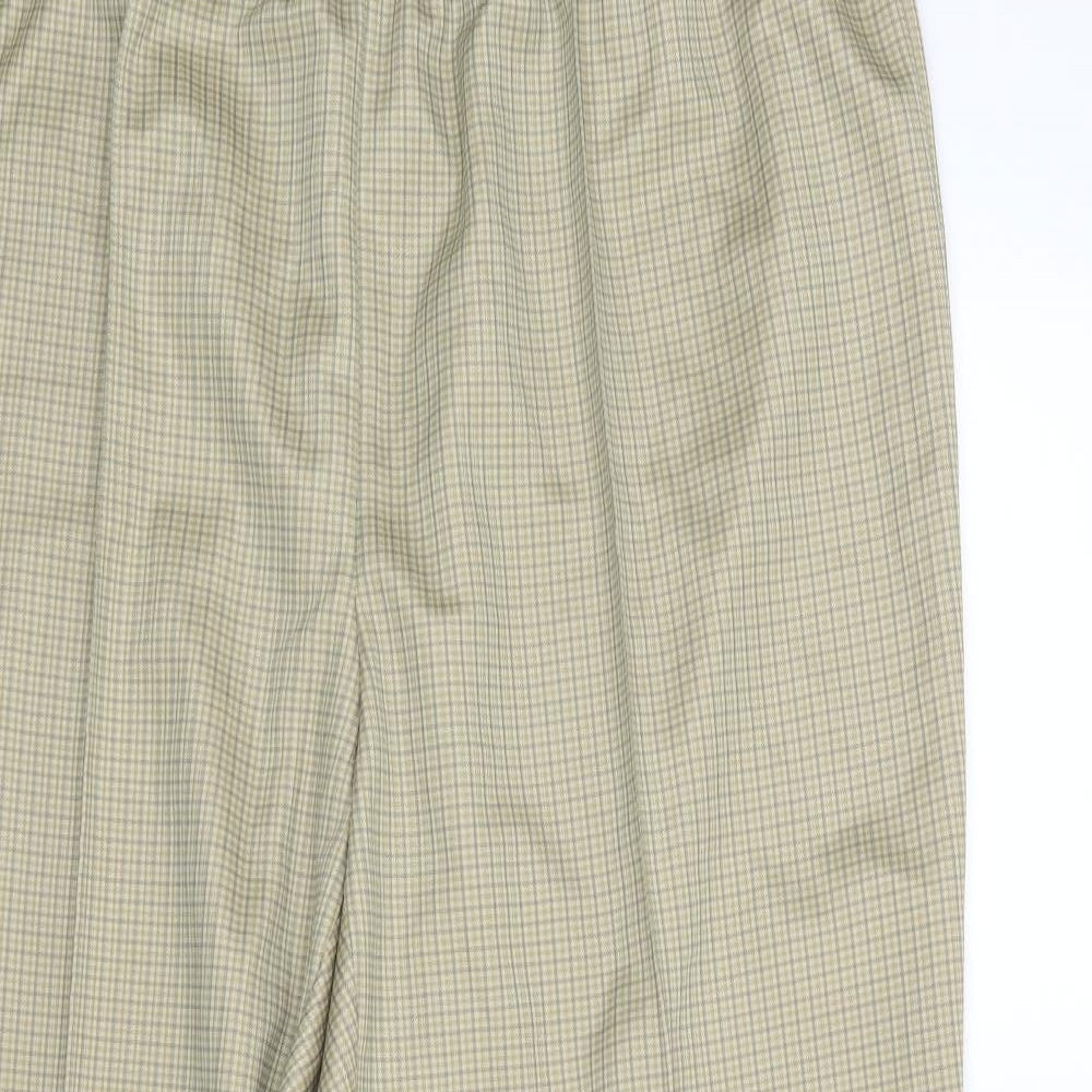 Paula Wi Womens Multicoloured Check  Trousers  Size 26 L28 in