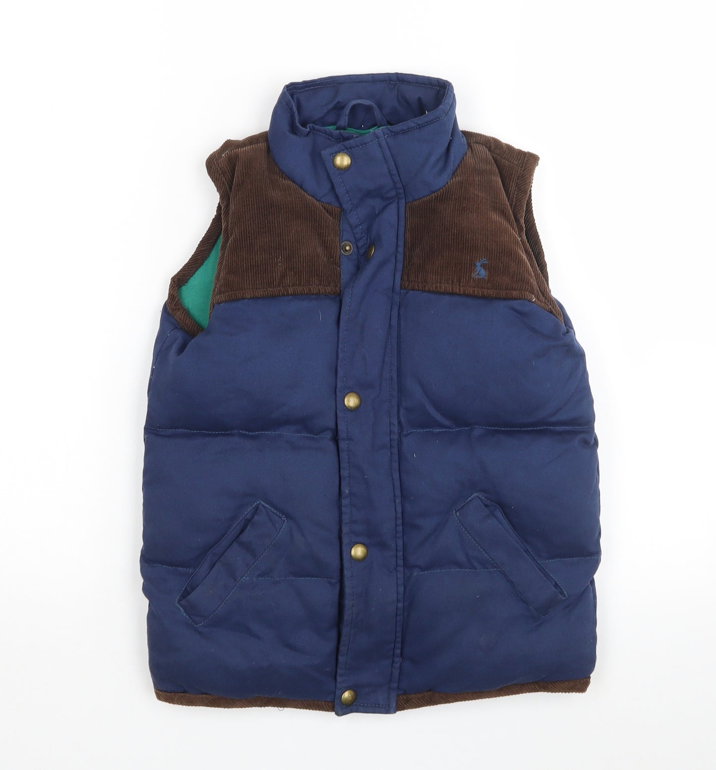 Joules Boys Blue   Gilet Coat Size 7 Years