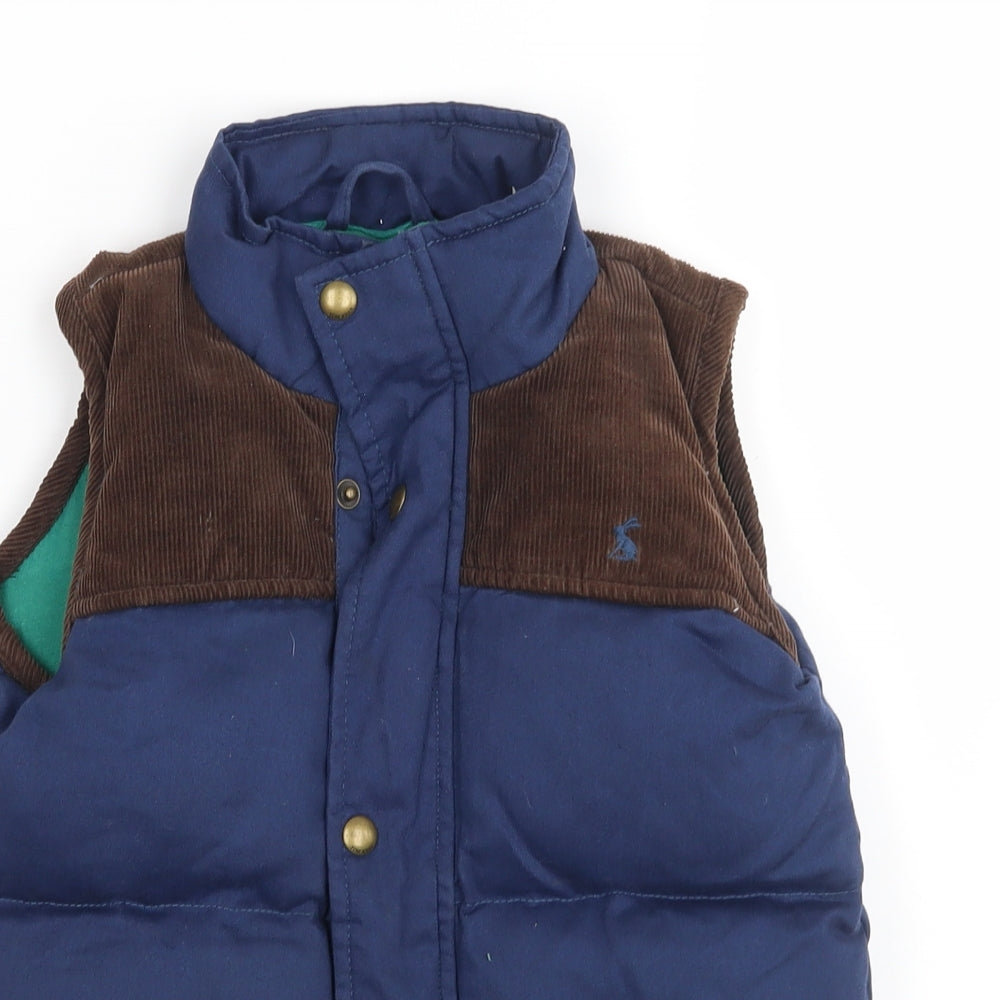Joules Boys Blue   Gilet Coat Size 7 Years