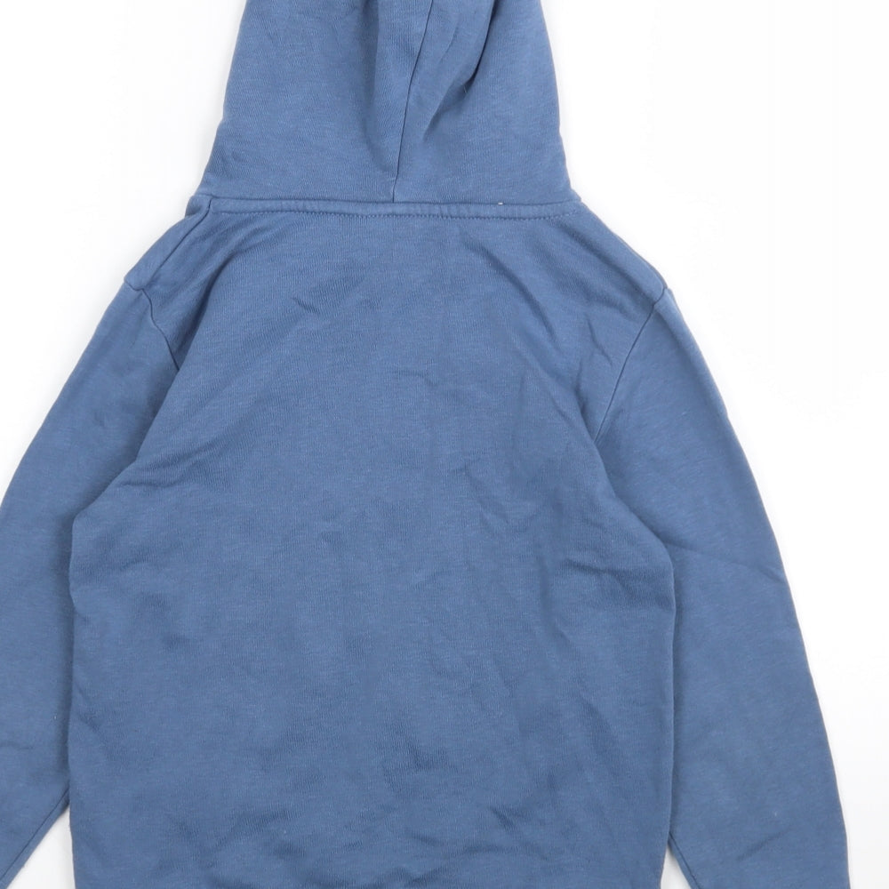 H&M Boys Blue   Pullover Hoodie Size 7-8 Years  - Sharks
