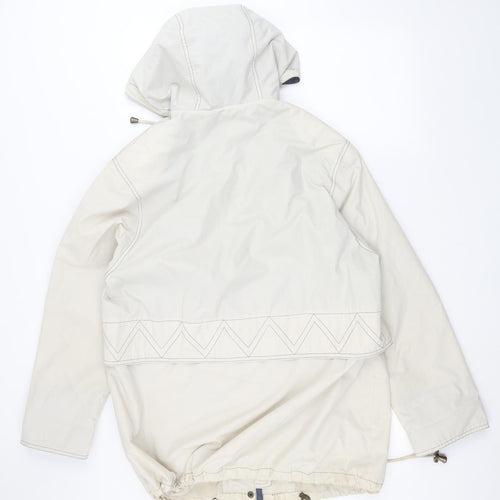 Telemac Womens Beige   Parka Coat Size 14