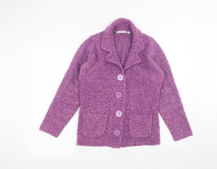 EWM Womens Pink Jacket Coatigan Size M