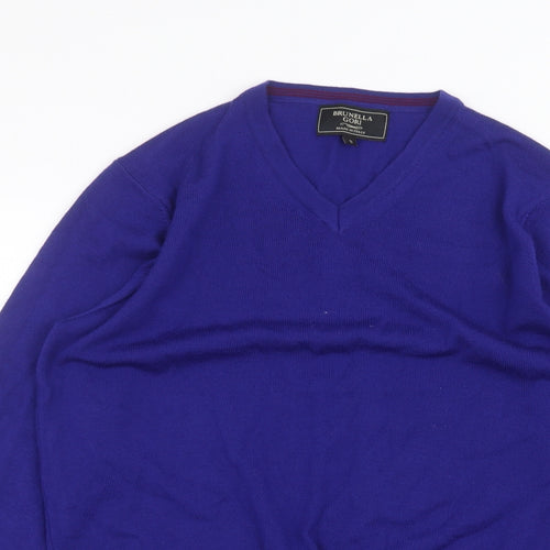 Brunella Gori Mens Blue    T-Shirt Size S