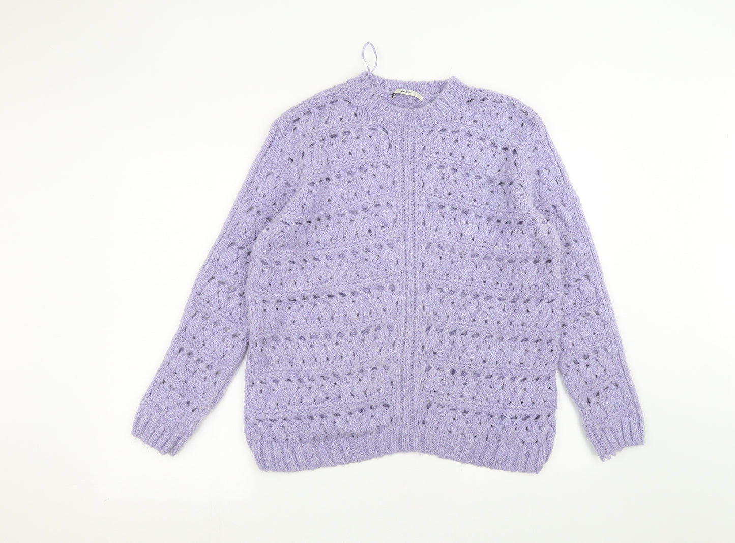 George Womens Purple   Pullover Jumper Size M