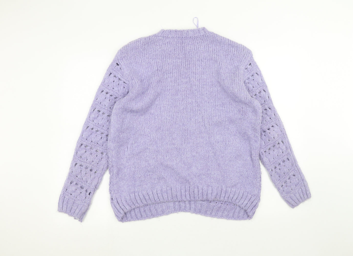 George Womens Purple   Pullover Jumper Size M