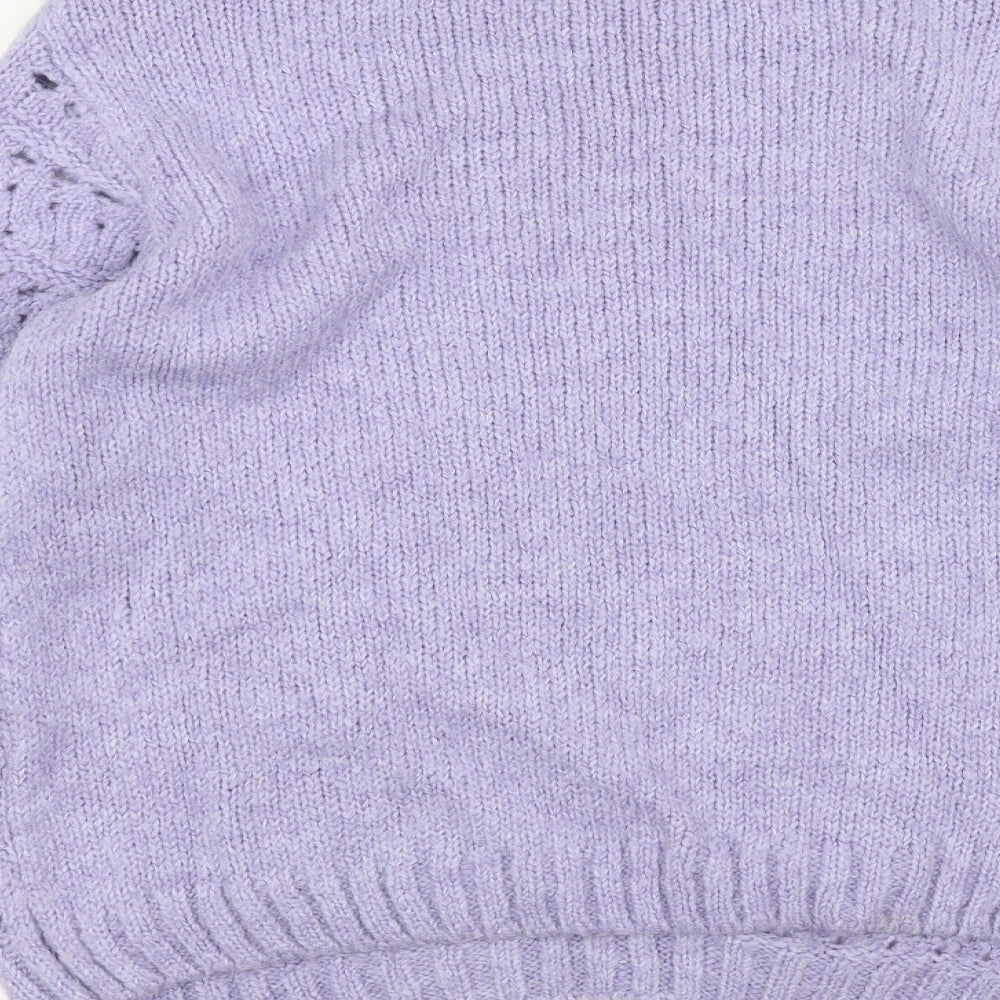 George Womens Purple   Pullover Jumper Size M