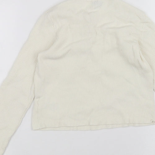 H&M Womens White   Basic T-Shirt Size S