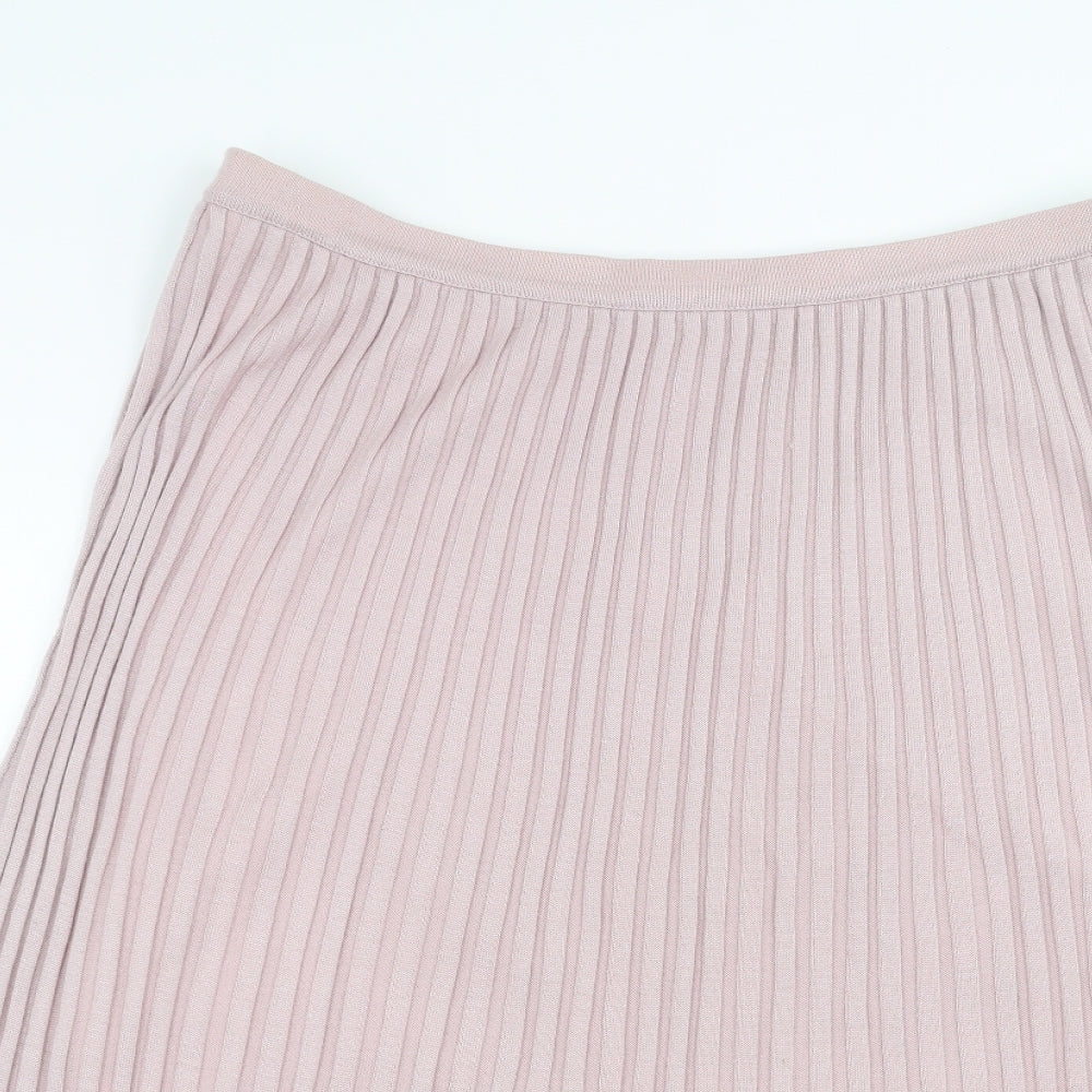 Preworn Womens Pink   A-Line Skirt Size 18
