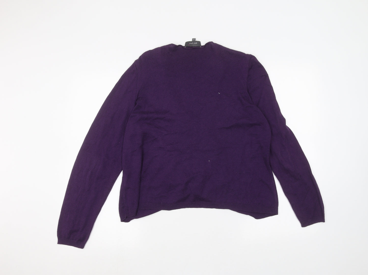 Per Una Womens Purple   Cardigan Jumper Size 16