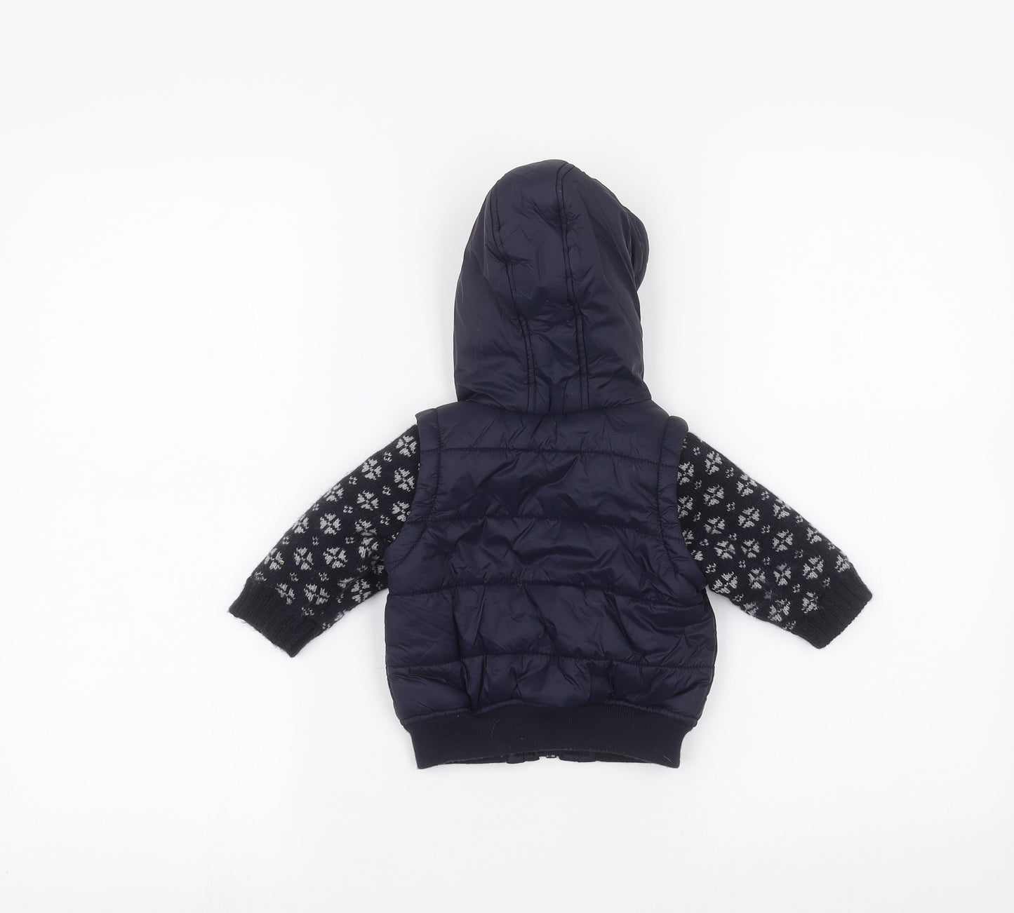 Matalan Baby Blue   Parka Coat Size 0-3 Months