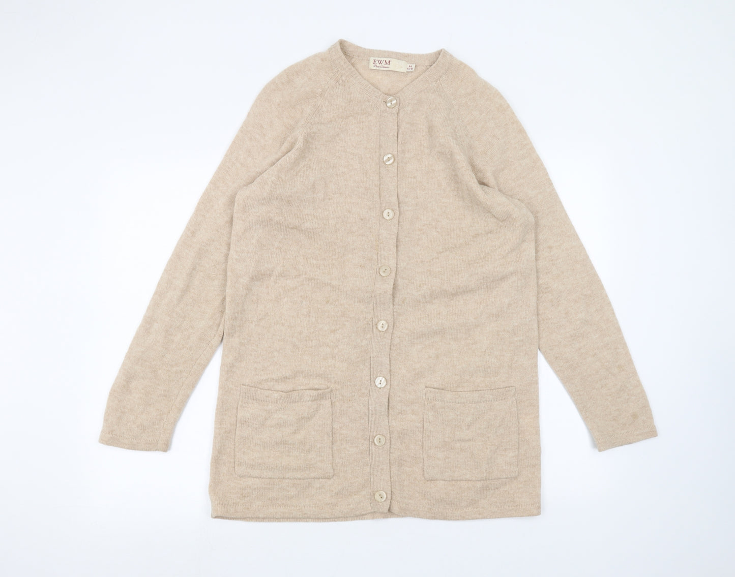 EWM Womens Brown   Cardigan Jumper Size M