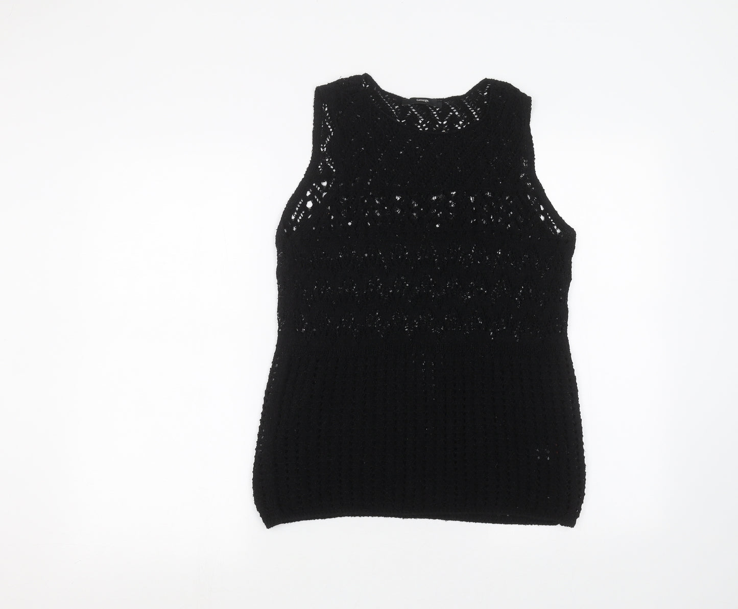 George Womens Black   Basic T-Shirt Size XS