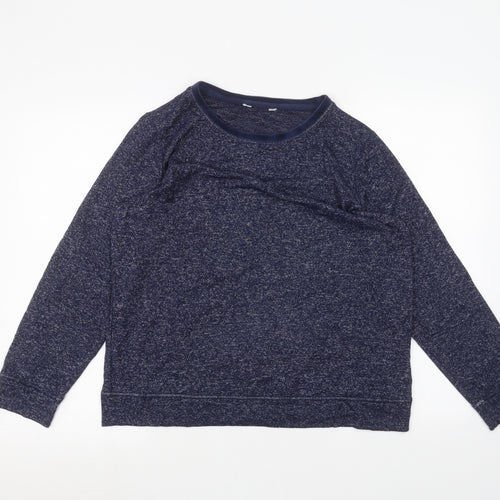 Marks and Spencer Womens Blue   Pullover Jumper Size 14