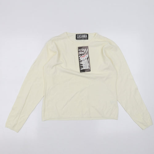 casamia Womens White   Cardigan Jumper One Size