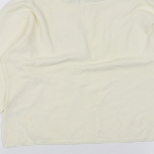 casamia Womens White   Cardigan Jumper One Size