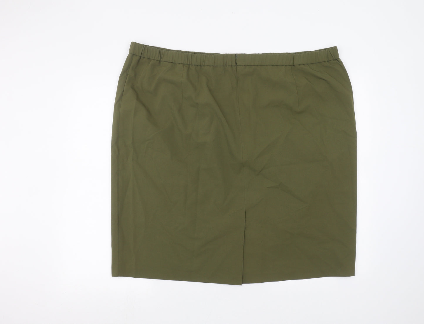 Magisculpt Womens Green   Mini Skirt Size 28