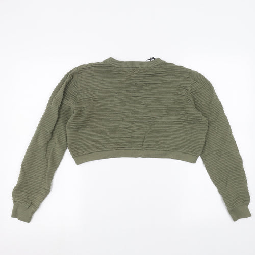 H&M Womens Green   Pullover Jumper Size S