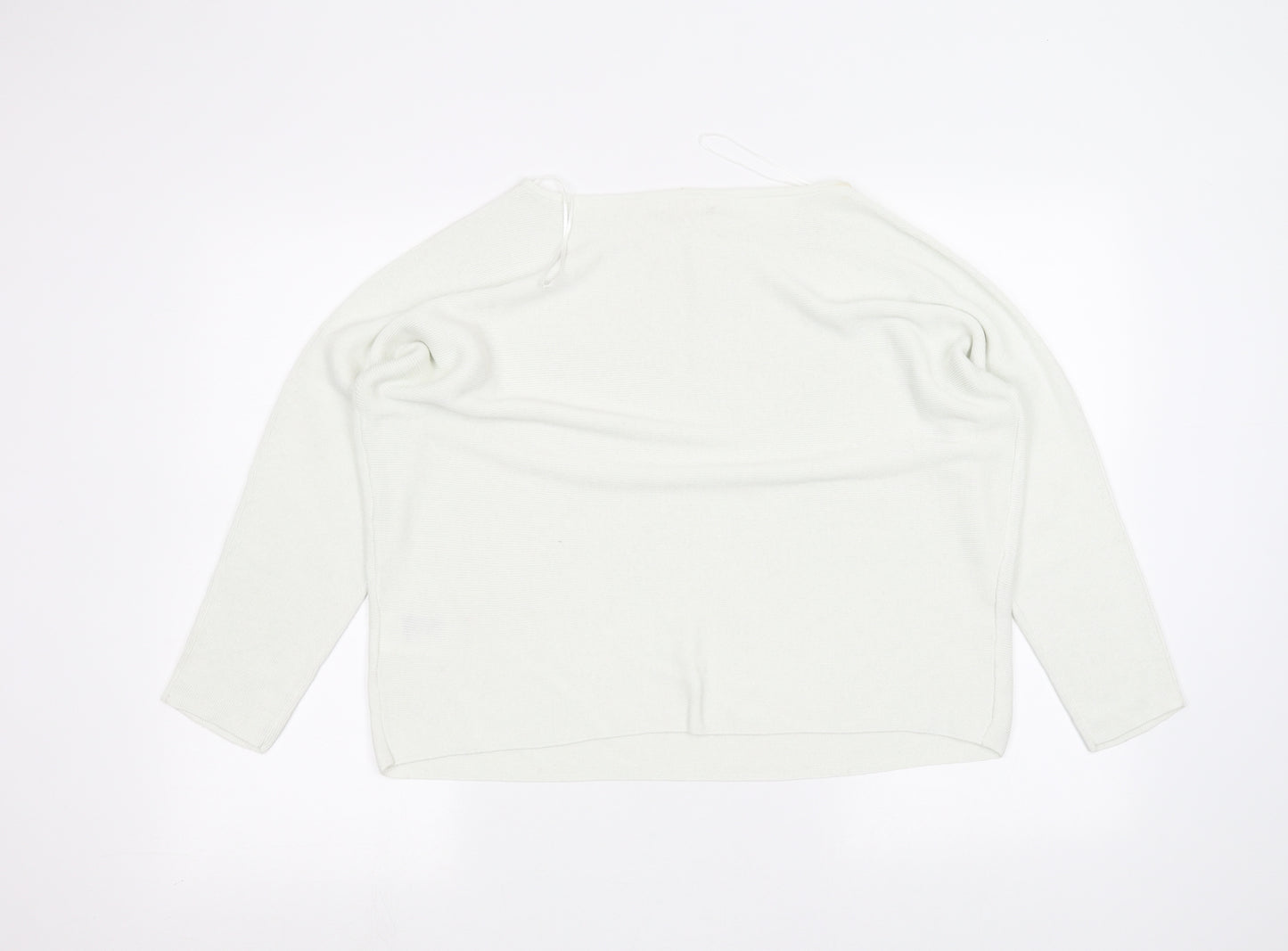 H&M Womens White   Pullover Jumper Size M