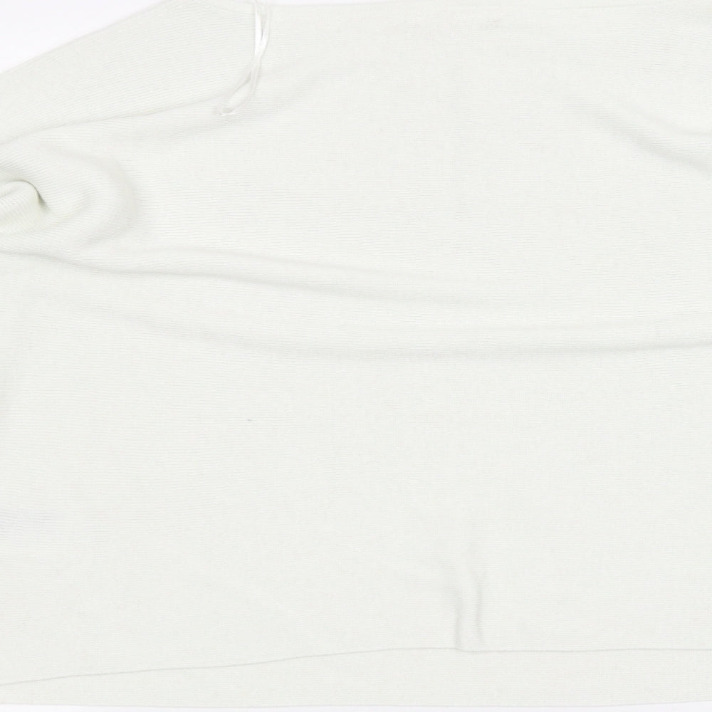 H&M Womens White   Pullover Jumper Size M