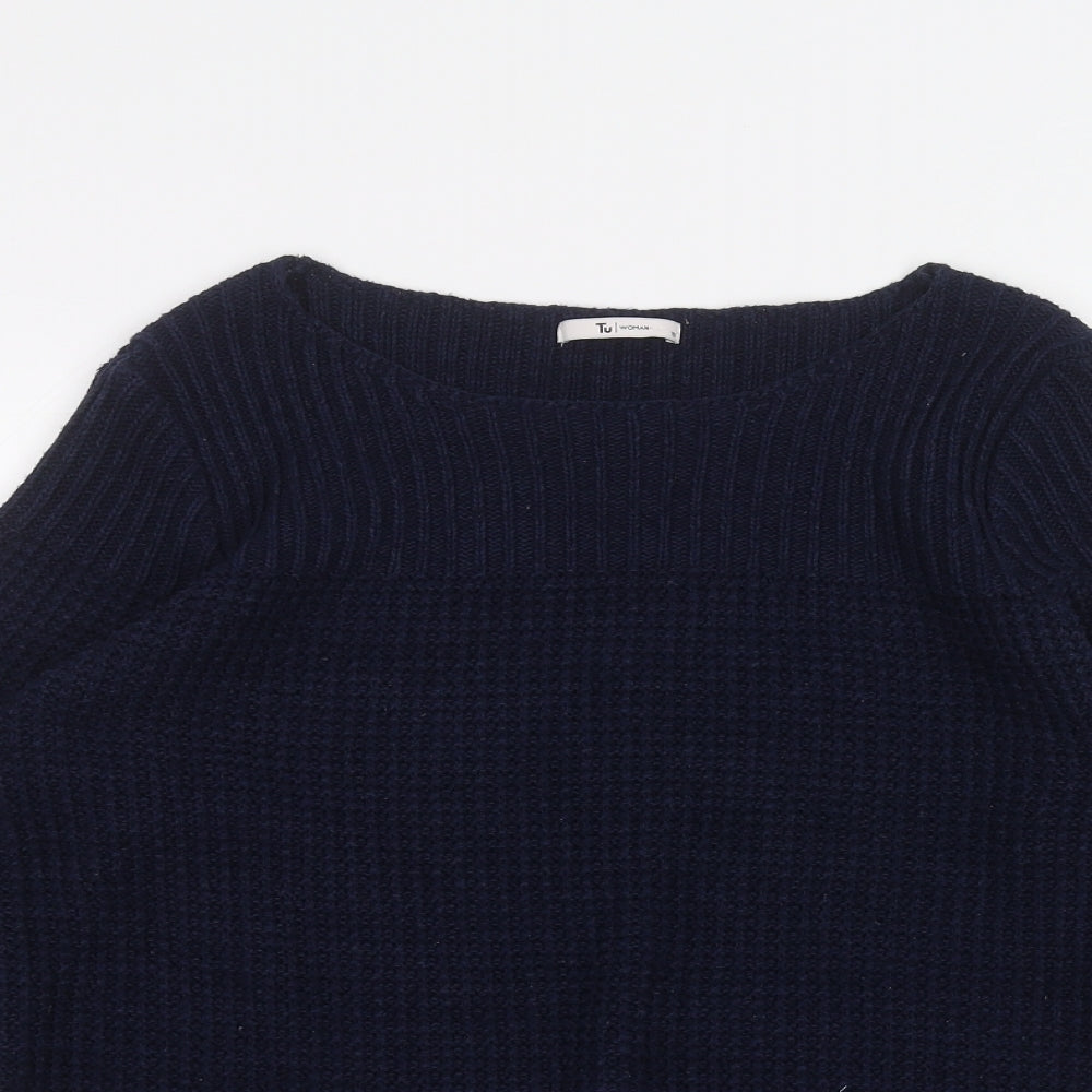 TU Womens Blue   Pullover Jumper Size 10