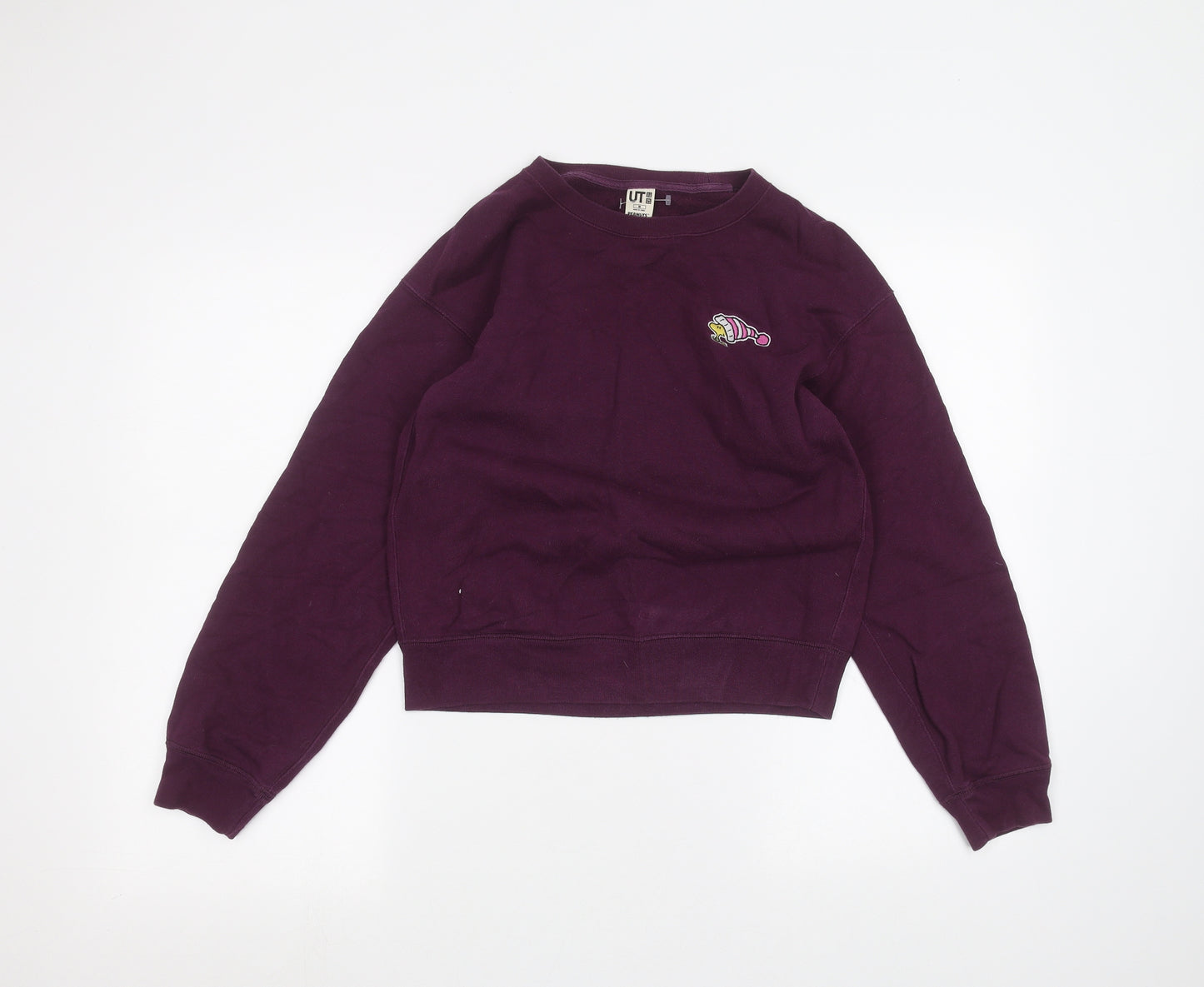 Uni Mens Purple   Pullover Jumper Size M