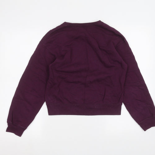 Uni Mens Purple   Pullover Jumper Size M