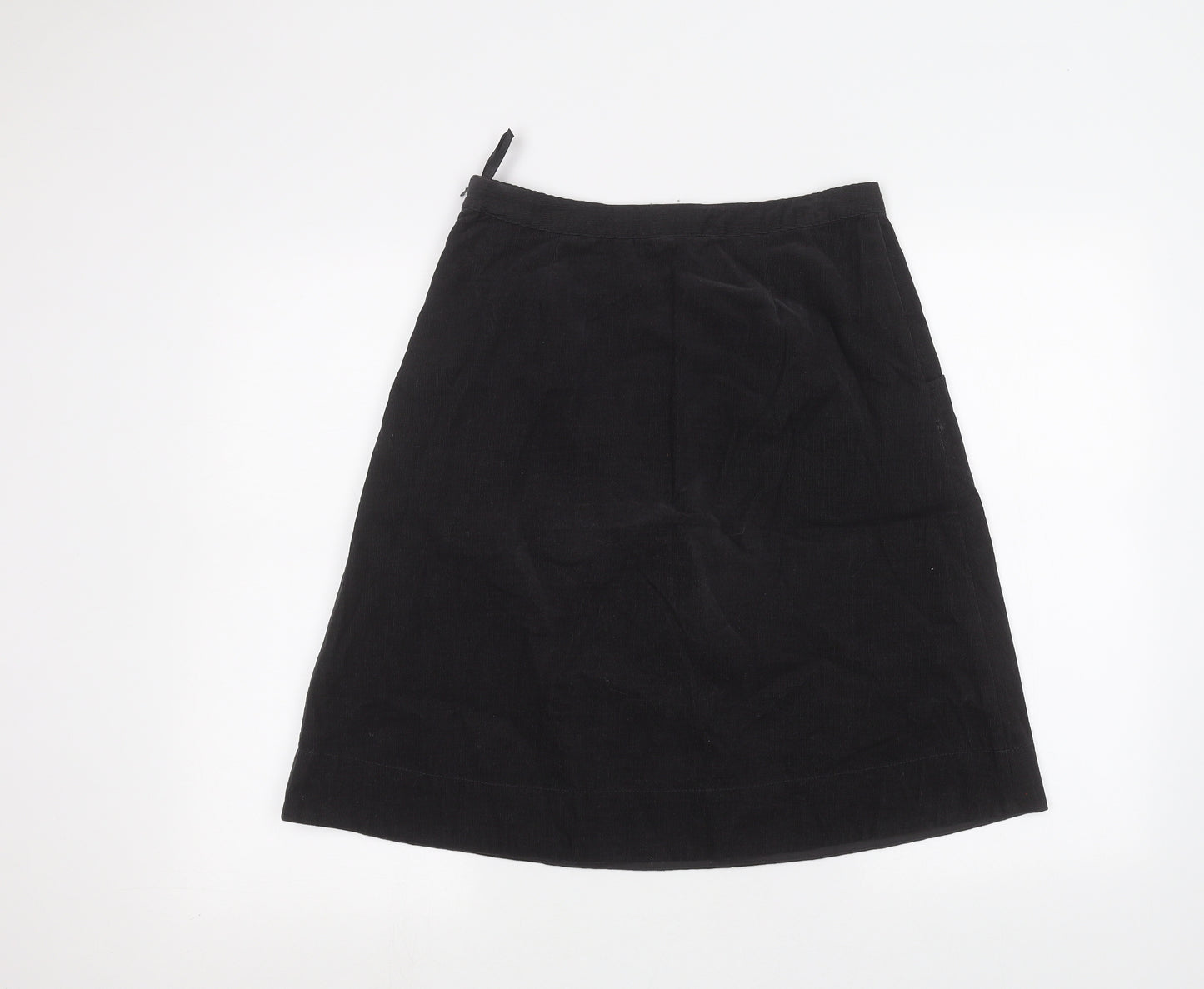 Laura Ashley Womens Black   A-Line Skirt Size 10