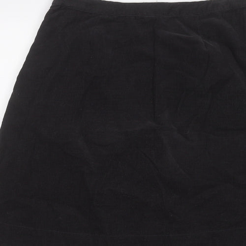 Laura Ashley Womens Black   A-Line Skirt Size 10