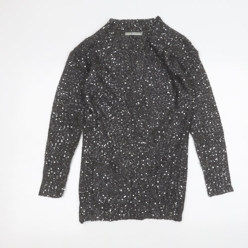 Marks and Spencer Womens Black   Cardigan Jumper Size 10