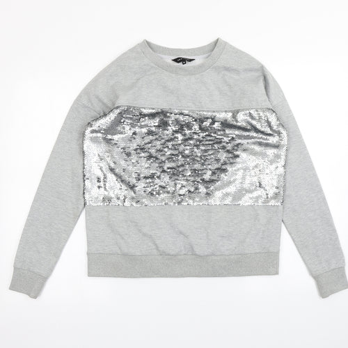 New Look Womens Grey   Pullover Jumper Size 10
