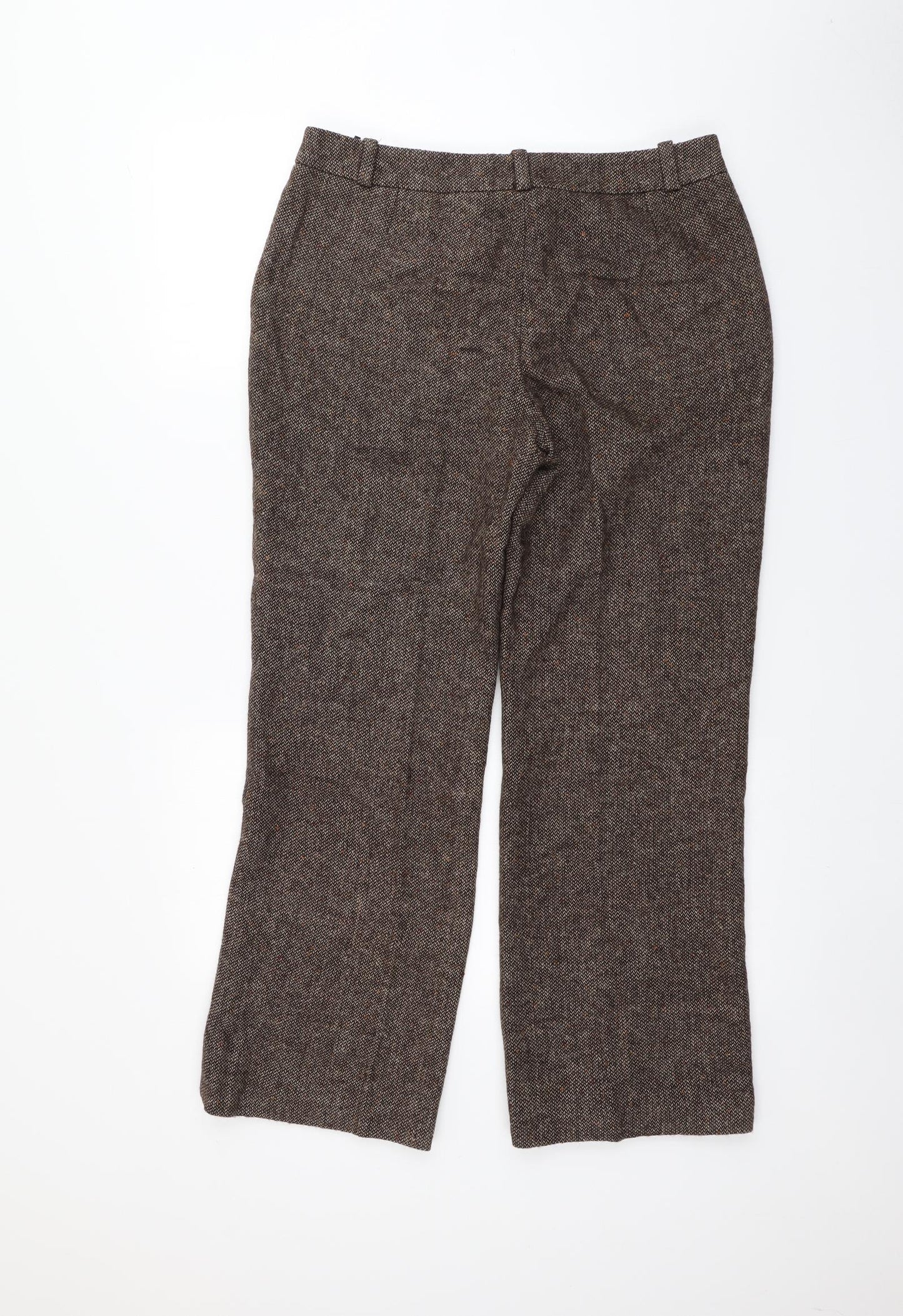 TU Womens Brown   Trousers  Size 12 L26 in