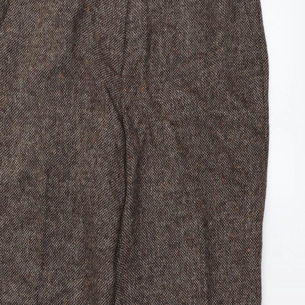 TU Womens Brown   Trousers  Size 12 L26 in